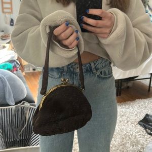 brown small purse